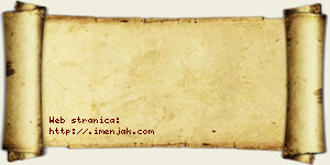 Danijela Ponoš vizit kartica